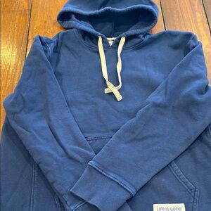 Life Is Good navy hoodie